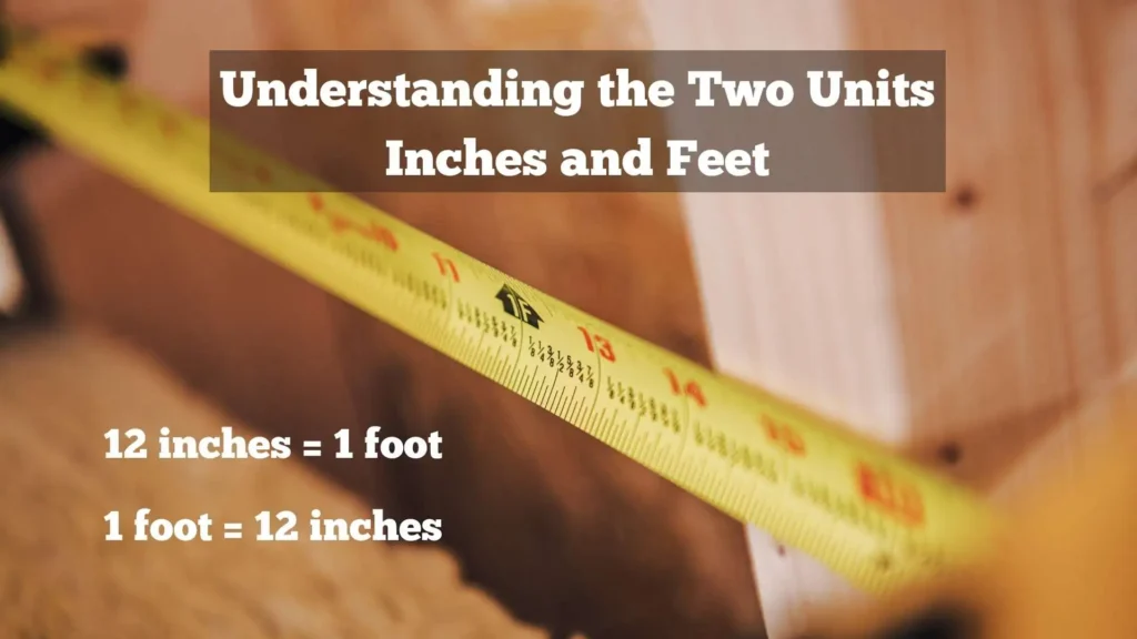 Understanding the Two Units Inches and Feet