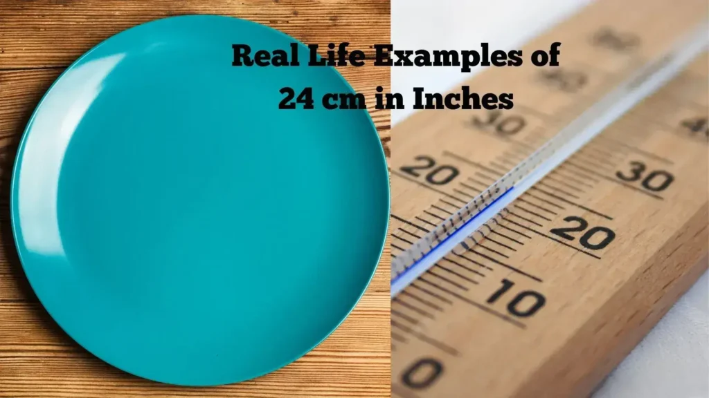 Real Life Examples of 24 cm in Inches