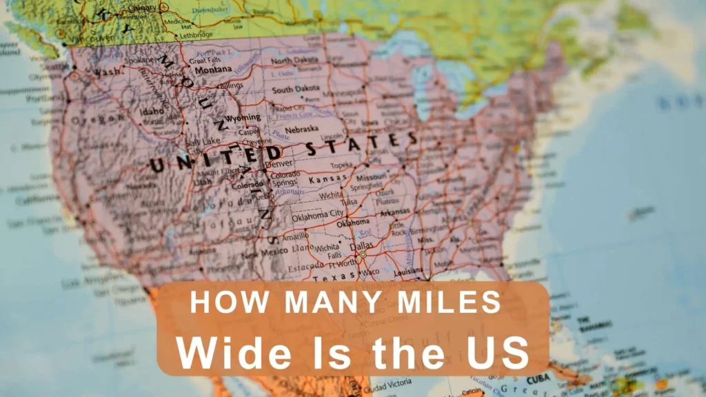 How Many Miles Wide Is the US