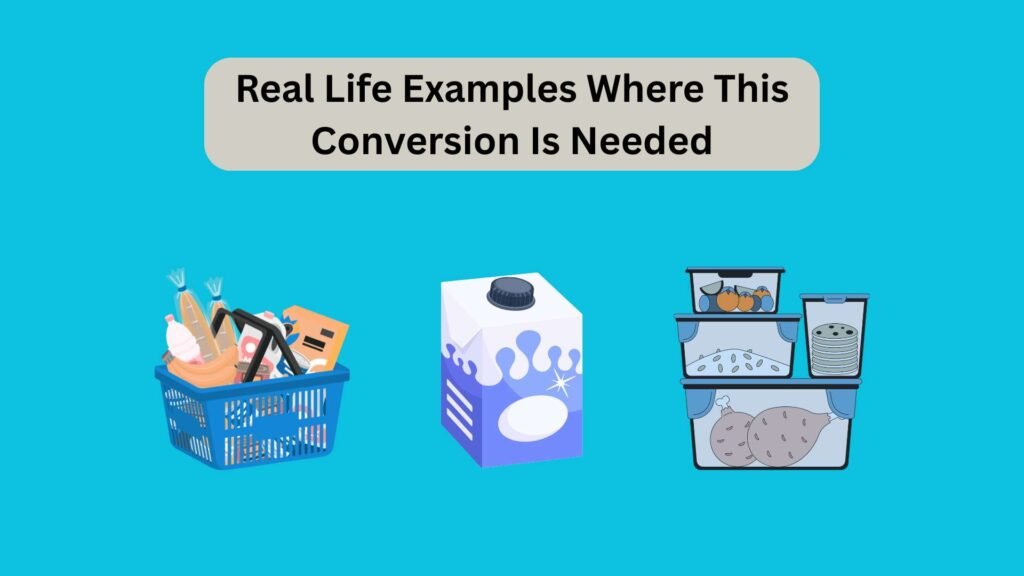Real Life Examples Where This Conversion Is Needed