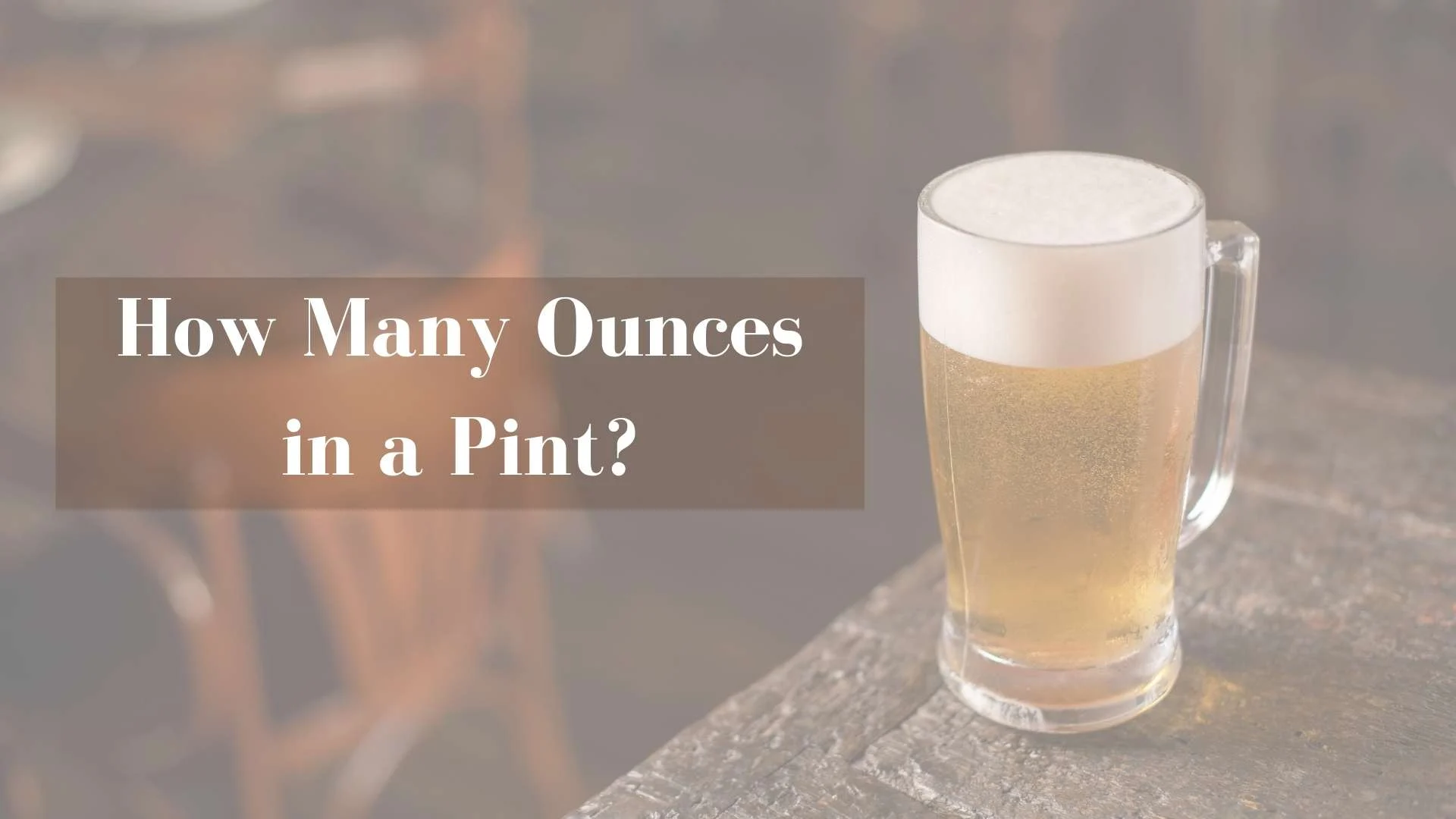 How Many Ounces in a Pint