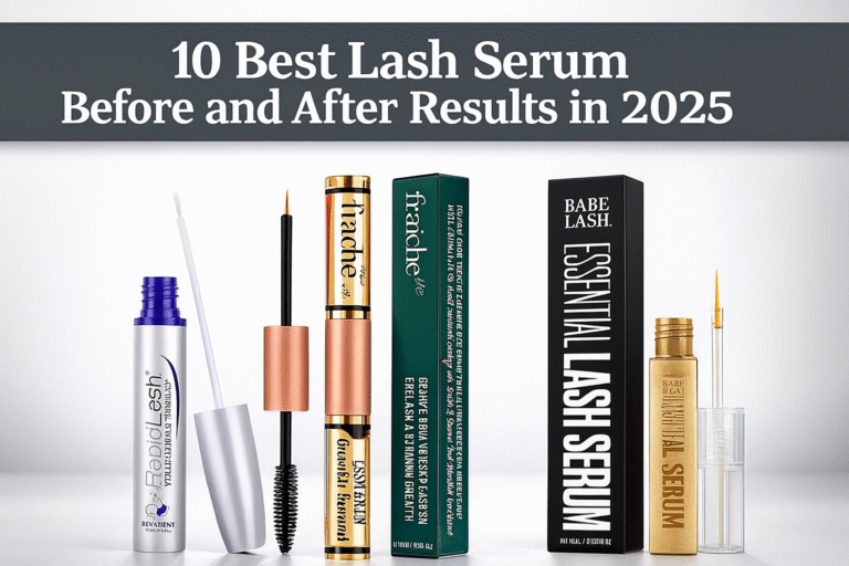 10 Best Lash Serum Before and After Results in 2025 for Stronger and Fuller Lashes