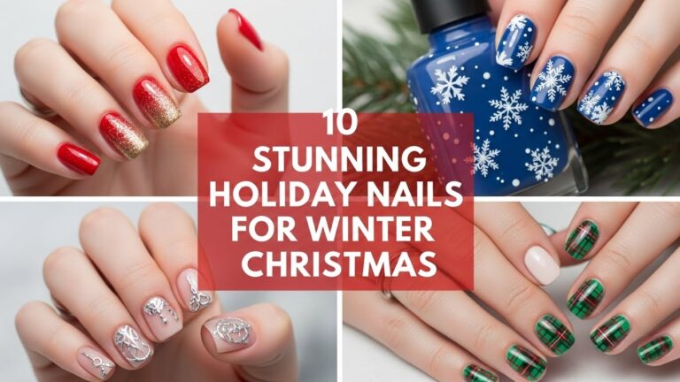 10 Stunning Holiday Nails for Winter Christmas You Need to Try in 2025